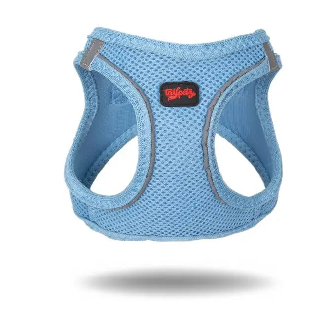 Hondentuigje Air-Mesh Vest — Lichtblauw 3XS - HALSBANDEN/LIJNEN NYLON