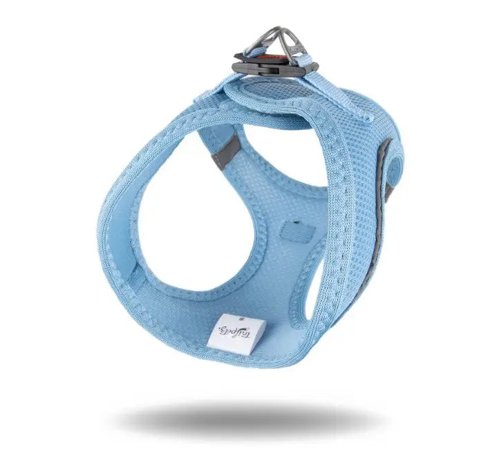 Hondentuigje Air-Mesh Vest — Lichtblauw 3XS - HALSBANDEN/LIJNEN NYLON