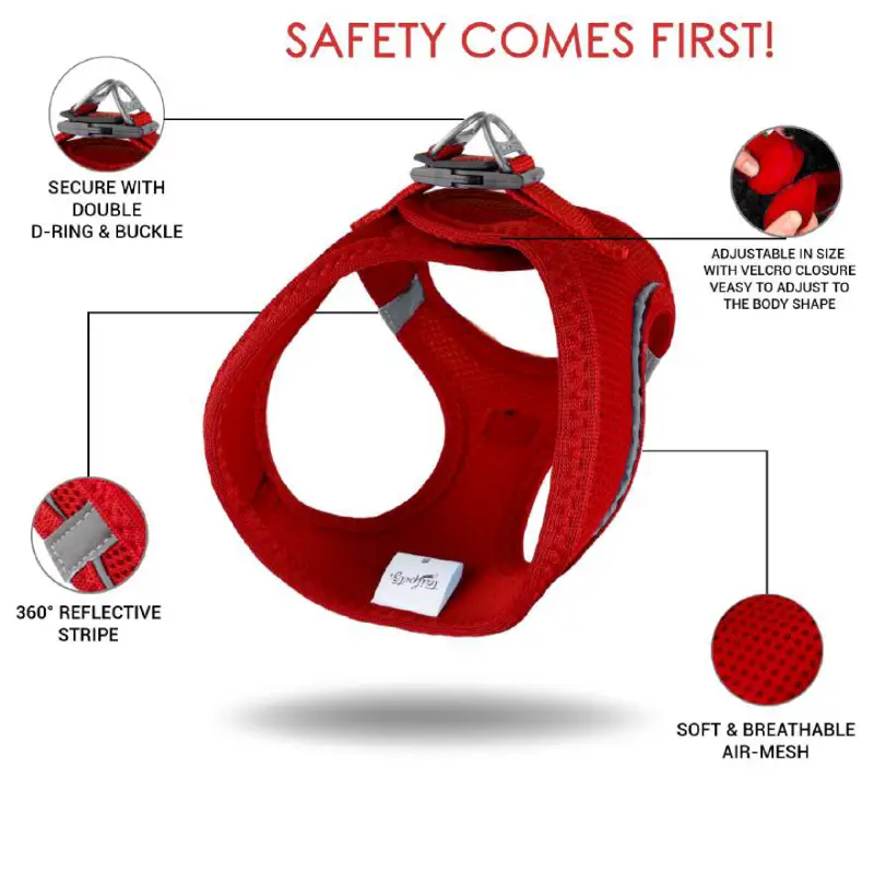 Hondentuigje Air-Mesh Vest — Limoen - HALSBANDEN/LIJNEN NYLON