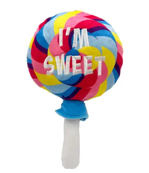 Huxley & Kent Hondenspeelgoed Lulubelles Power Plush I’M Sweet Lollipop 18 cm