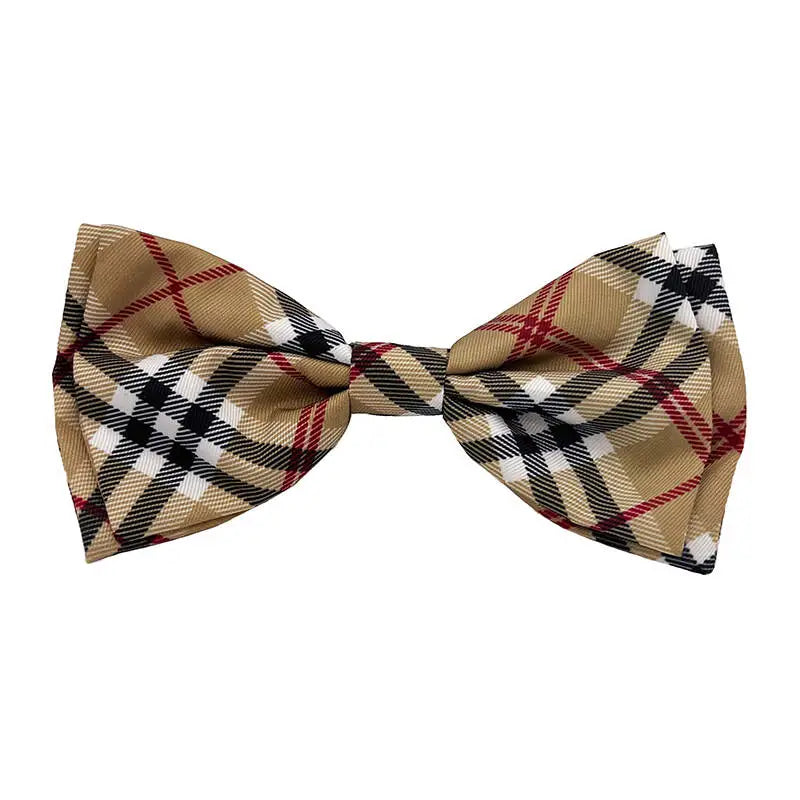 Huxley & Kent hondenstrikje High Street Plaid — Beige