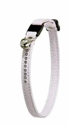 Karlie Leren Outback Strass Kattenhalsbandje lichtroze — Roze