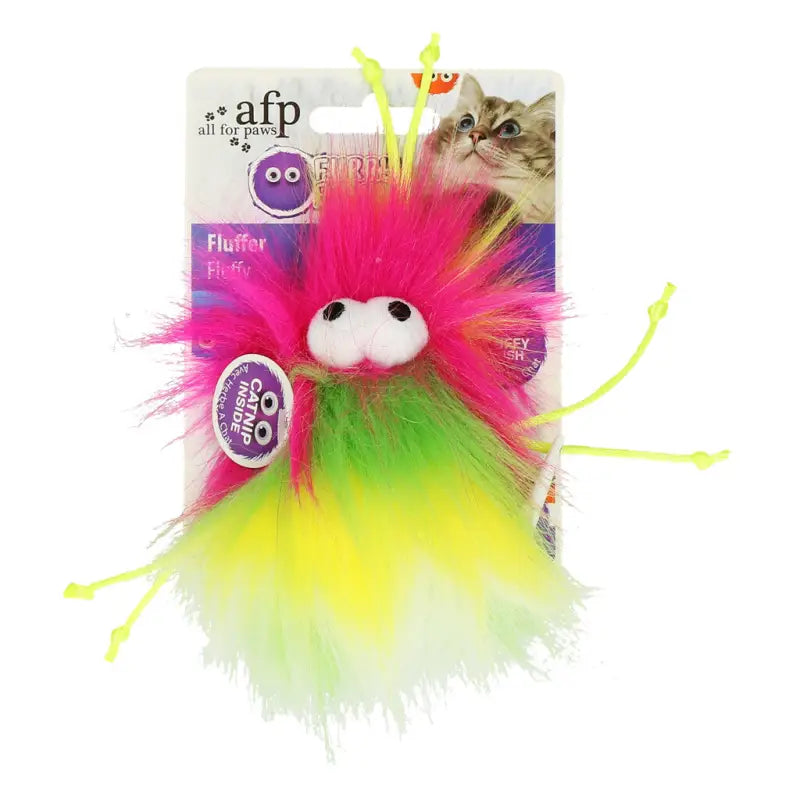 Kattenspeelgoed Fluffy Ball — Roze - SPEELGOED