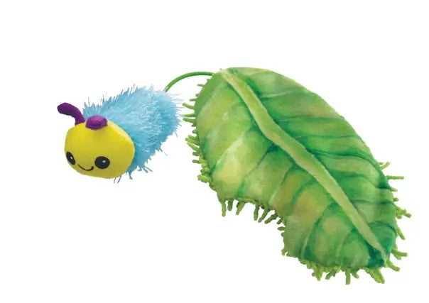 KONG Flingaroo Catnip Rups met Blad - SPEELGOED