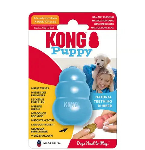 KONG Puppy XS — Blauw - SPEELGOED