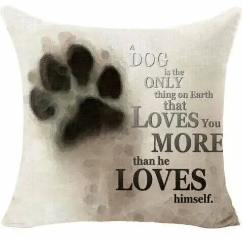 Kussenhoes a Dog Loves