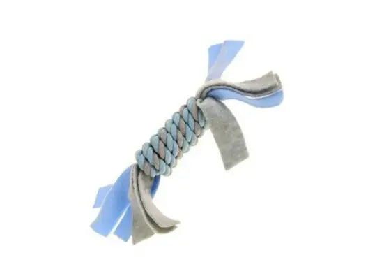 Little Rascals Flostouw Spoel met Fleece — Blauw - SPEELGOED