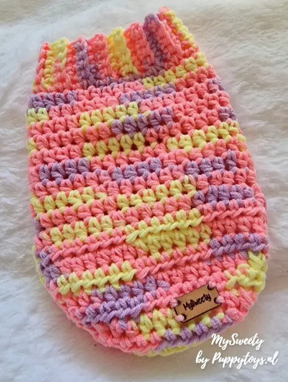 MySweety Hondentrui Rainbow Candy - Ruglengte 15 cm - Hondenkleding