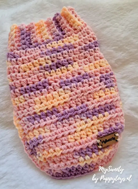 MySweety Hondentrui Rainbow Pink - Ruglengte 15 cm - Hondenkleding