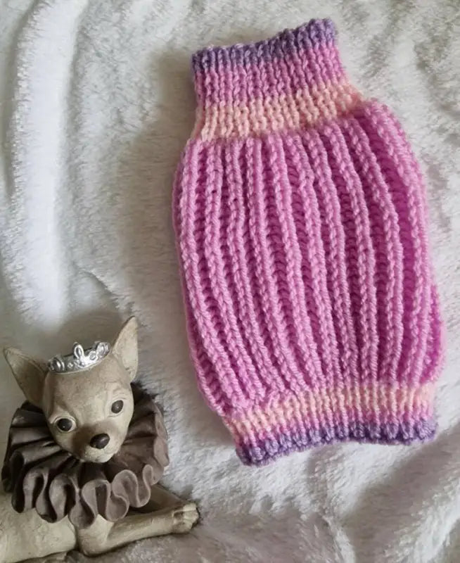 MySweety Pullover Snuggle in lila — Ruglengte 18 cm