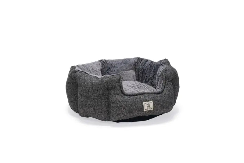 Nano Hondenmand Chill Kuzzi Rond — Grijs - Diameter 76 cm. - BEDDEN/MANDEN/KUSSENS