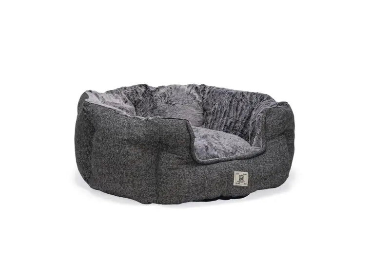 Nano Hondenmand Chill Kuzzi Rond — Grijs - Diameter 91 cm. - BEDDEN/MANDEN/KUSSENS