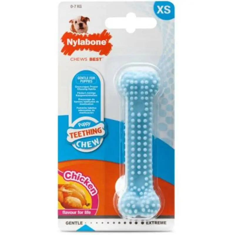Nylabone Puppy Dental Bot blauw
