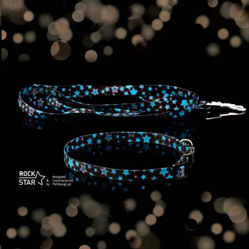 Nylon Looplijn Rock Star Blue 120x10