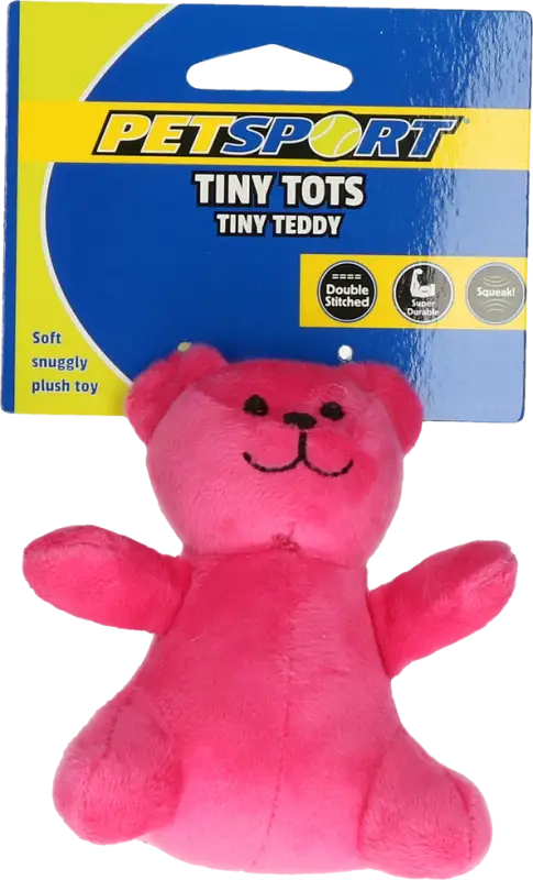 Petsport Tiny Tots Teddy Pink 10 cm