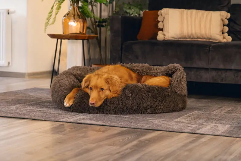 Pluche Hondenmand Yala — Bruin - BEDDEN/MANDEN/KUSSENS