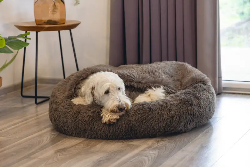 Pluche Hondenmand Yala — Bruin - BEDDEN/MANDEN/KUSSENS