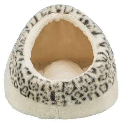 Trixie Kattenmand Iglo Leo Soft Pluche Creme / Panterprint
