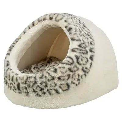 Trixie Kattenmand Iglo Leo Soft Pluche Creme / Panterprint