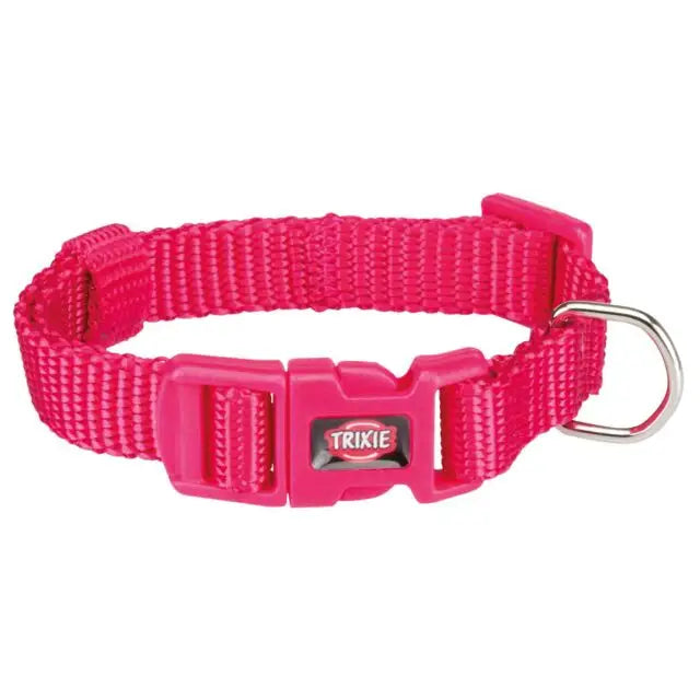 Premium Hondenhalsband Fuchsia 15-25 cm