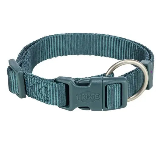 Premium Hondenhalsband Petrol Blauw 15-25 cm - HALSBANDEN/LIJNEN NYLON