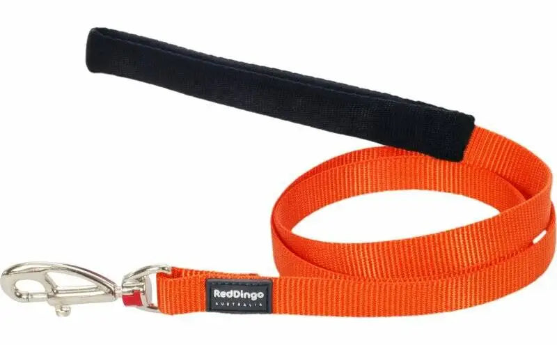 Red Dingo Hondenriem Orange 120 cm x 15 mm — 120 cm x 15 mm