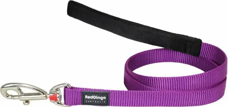 Red Dingo Hondenriem Purple 120 cm x 15 mm — 120 cm x 15 mm