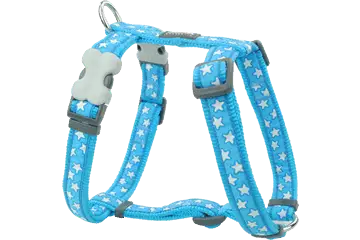 Red Dingo Hondentuigje Stars on Turquoise 30-44 XS