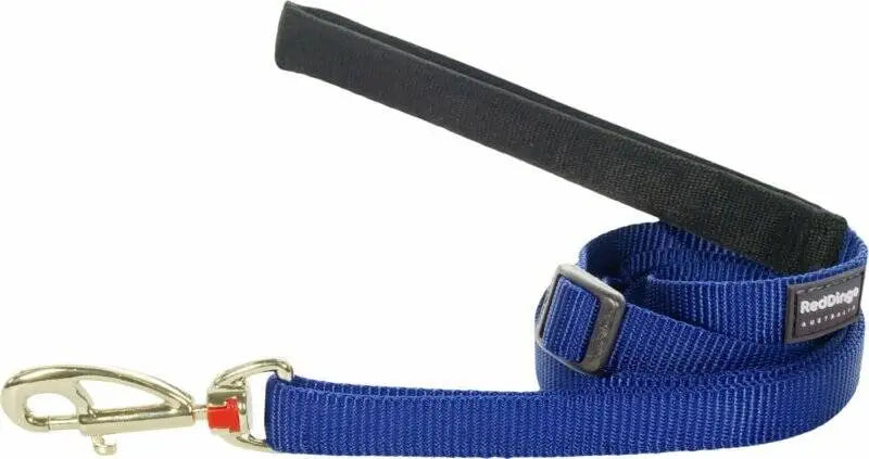 Red Dingo Verstelbare Hondenriem Dark Blue 110-180 cm x 25 mm — 110-180 cm x 25 mm