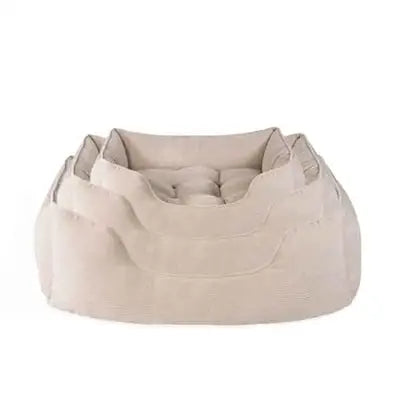 Rosewood 40 Winks Hondenmand Cord Ribstof Beige