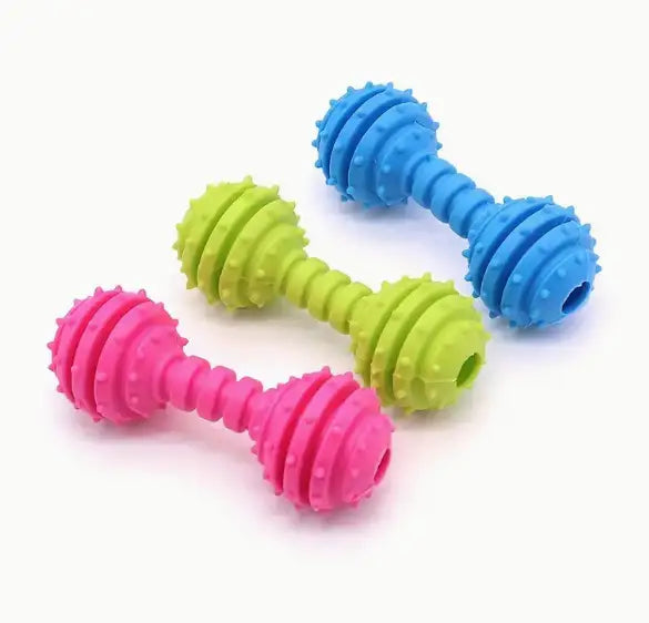 Rubberen Halter met Belletje roze 12 cm — Roze