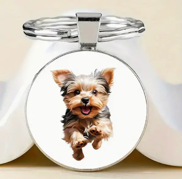 Sleutelhanger Happy Yorkshire Terrier