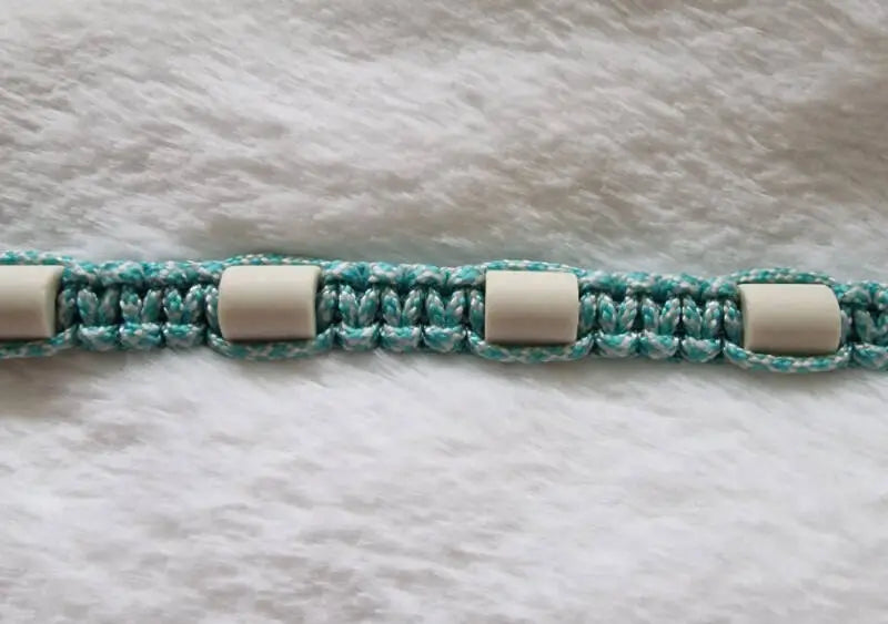 Tekenband Turquoise/Creme 25-39 cm