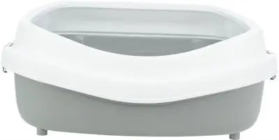 Trixie Kattenbak Primo Met Rand Grijs / Wit