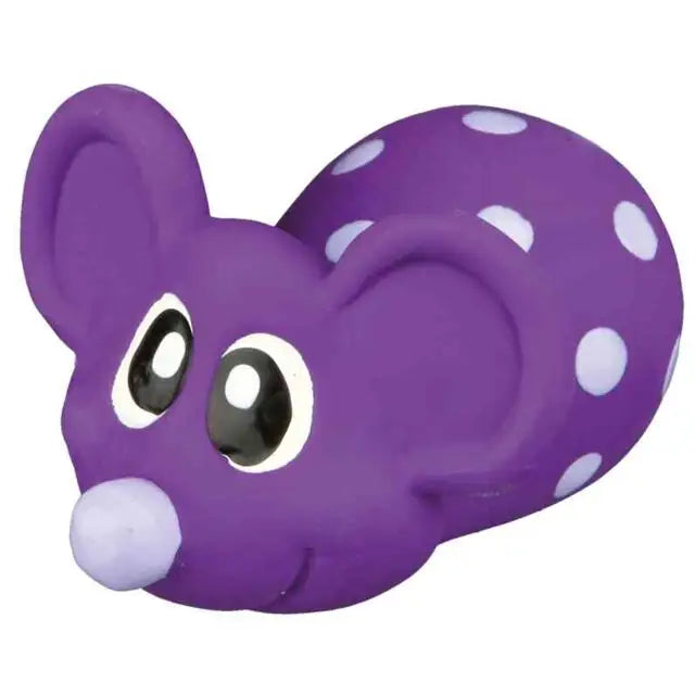 Trixie Latex Muis — Paars - SPEELGOED