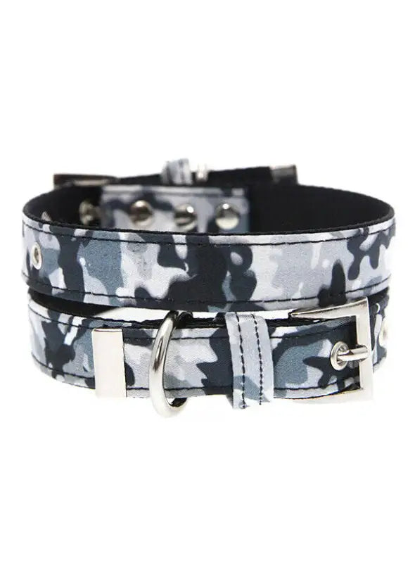 UrbanPup Hondenhalsband Grey Camouflage 35-45 cm