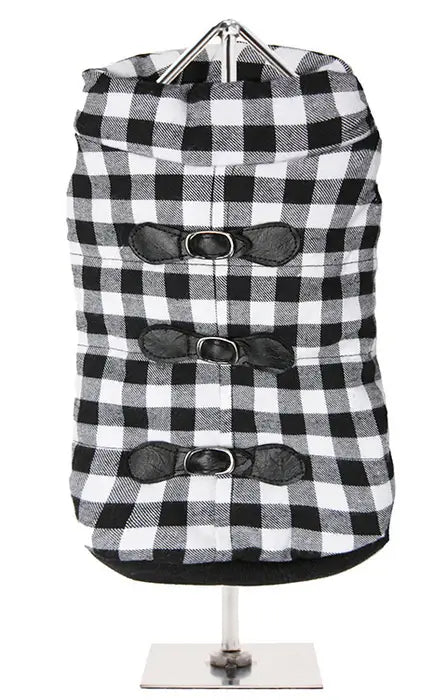 UrbanPup Hondenjas Checked Coat — Ruglengte 30 cm