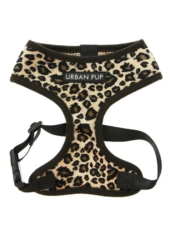 UrbanPup Leopard Harness — Bruin - XXS 20-25 cm - Hondentuigje