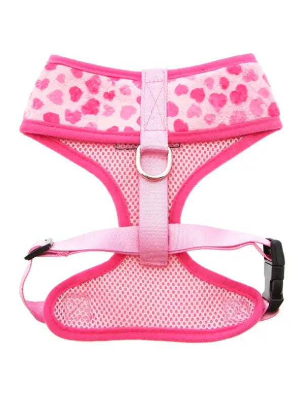 UrbanPup Pink Hearts Harness — Roze - Hondentuigje