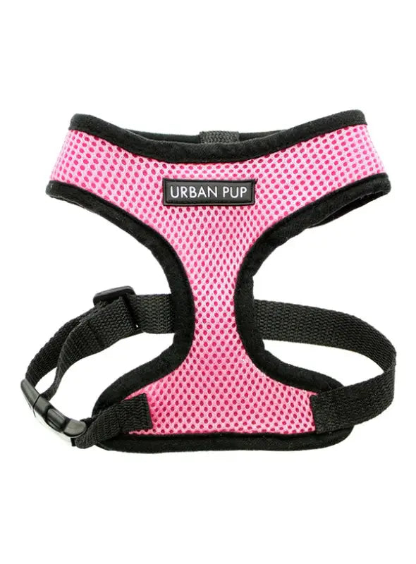 UrbanPup Pink Soft Harness — Roze - XXS 20-25 cm - Hondentuigje