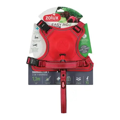 Zolux Easyride Hondentuig Rood