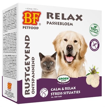 Biofood Relax Hond/Kat Rustgevend/Kalmerend 100 st