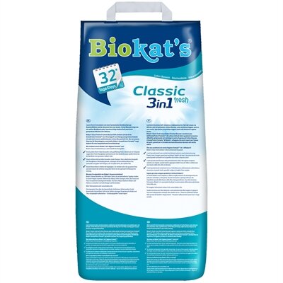 Biokat's Classic Fresh 3-In-1 Cotton Blossom 10 ltr