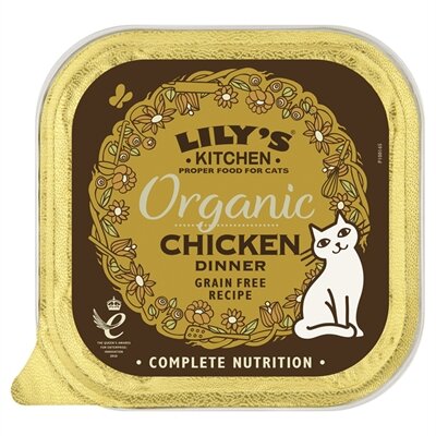 Lily's Kitchen Cat Organic Chicken Dinner 19 x 85 gr