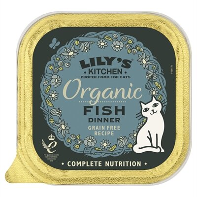 Lily's Kitchen Cat Organic Fish Dinner 19 x 85 gr