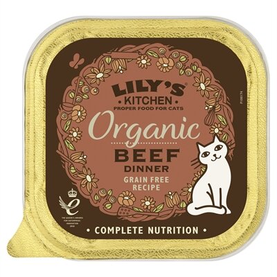 Lily's Kitchen Cat Organic Beef Dinner 19 x 85 gr
