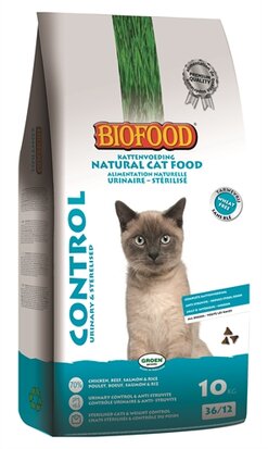 Biofood Cat Control Urinary & Sterilised 10 kg