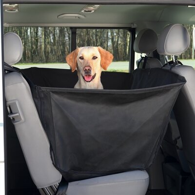 Trixie auto-Hondendeken met deurbescherming zwart
