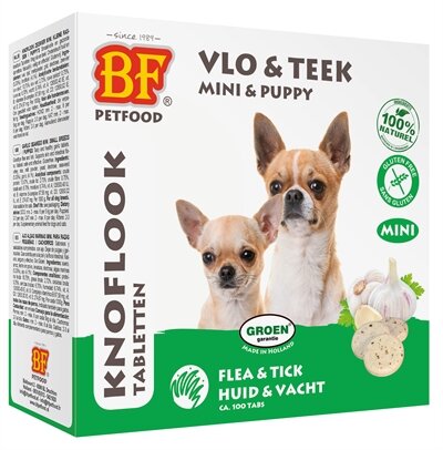 Biofood Knoflook Zeewier tabletten voor puppy's en kleine rassen