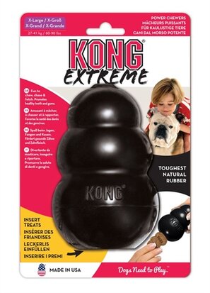 Kong Extreme Zwart XL 9X9X12,5 cm